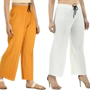 Regular Fit Trouser Palazzo Set of 2